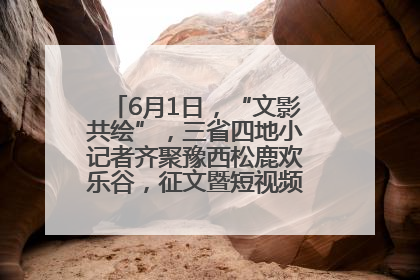 6月1日，“文影共绘”，三省四地小记者齐聚豫西松鹿欢乐谷，征文暨短视频大赛精彩启幕！